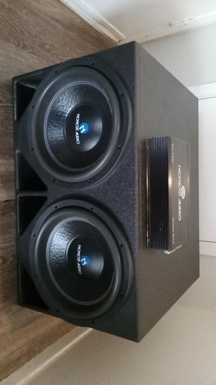 Nemesis Audio 12 Inch Sub Woofer Sound System