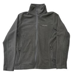 Columbia Women’s Fast Trek ll Brown Grey Fleece Jacket Size M