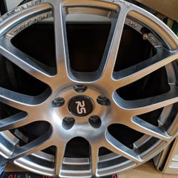 SINGLE VW GTI Golf R S3 Audi Neuspeed RSE12 18" Hyper Black Rim Qty 1