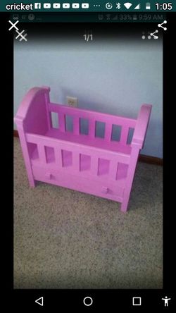 Doll baby crib