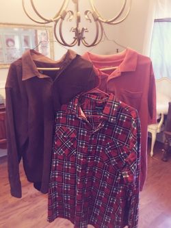 Men's nice button up shirts and polo shirt