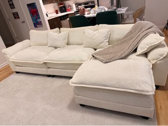 Cloud sofa w/ ottoman