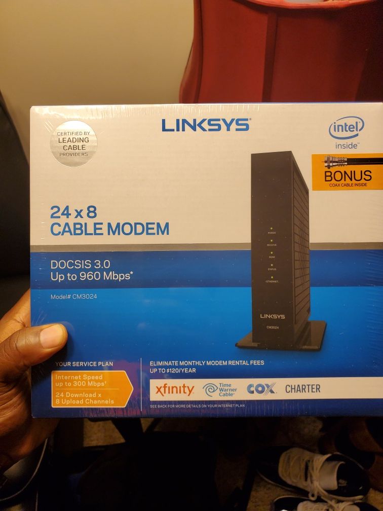 Linksys 24 x 8 Cable Modem