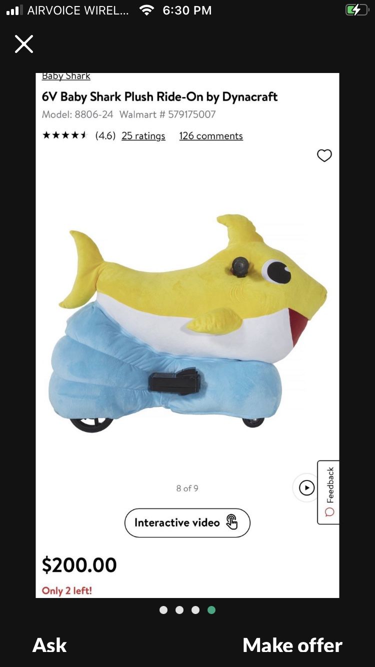 Dynacraft Baby Shark Toy Walmart Dynacraft Kids Baby Shark 12 Bike