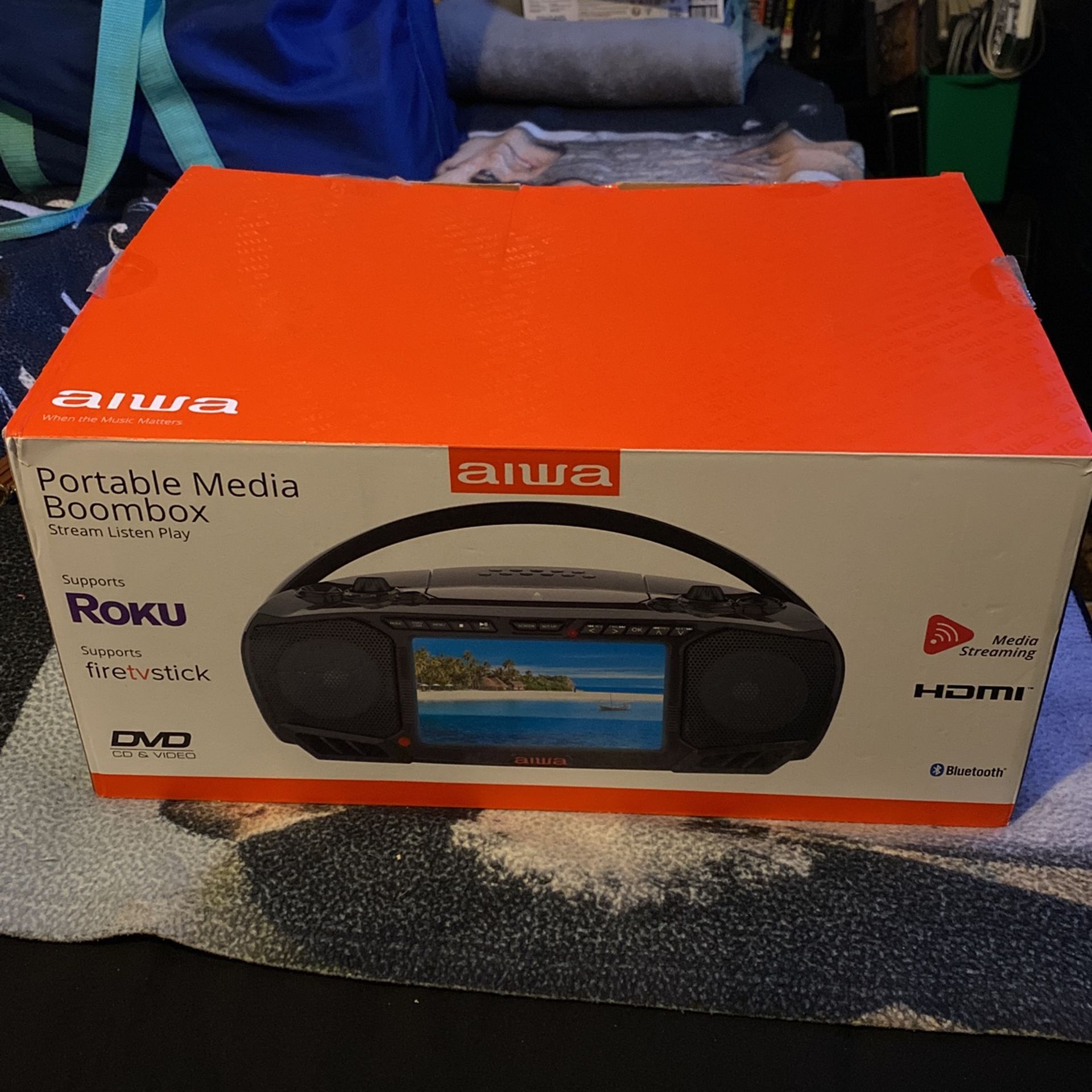 Aiwa Portable Media Boombox