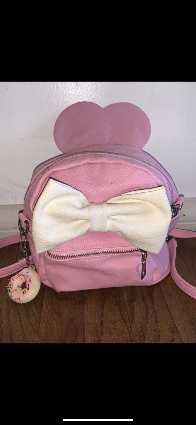 Pink Minnie Mouse backpack