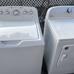 GE Washer And Whirlpool Dryer