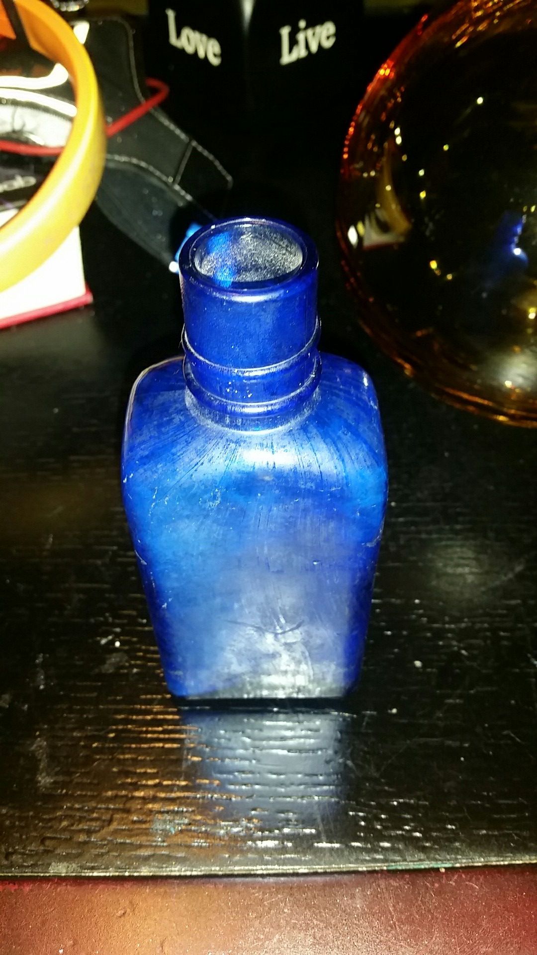 Antique poison bottle