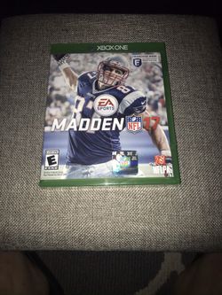 Brand new Madden 17 for Xbox One