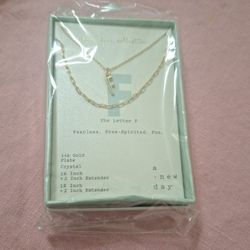 A New Day Necklace 14k Gold Plate 