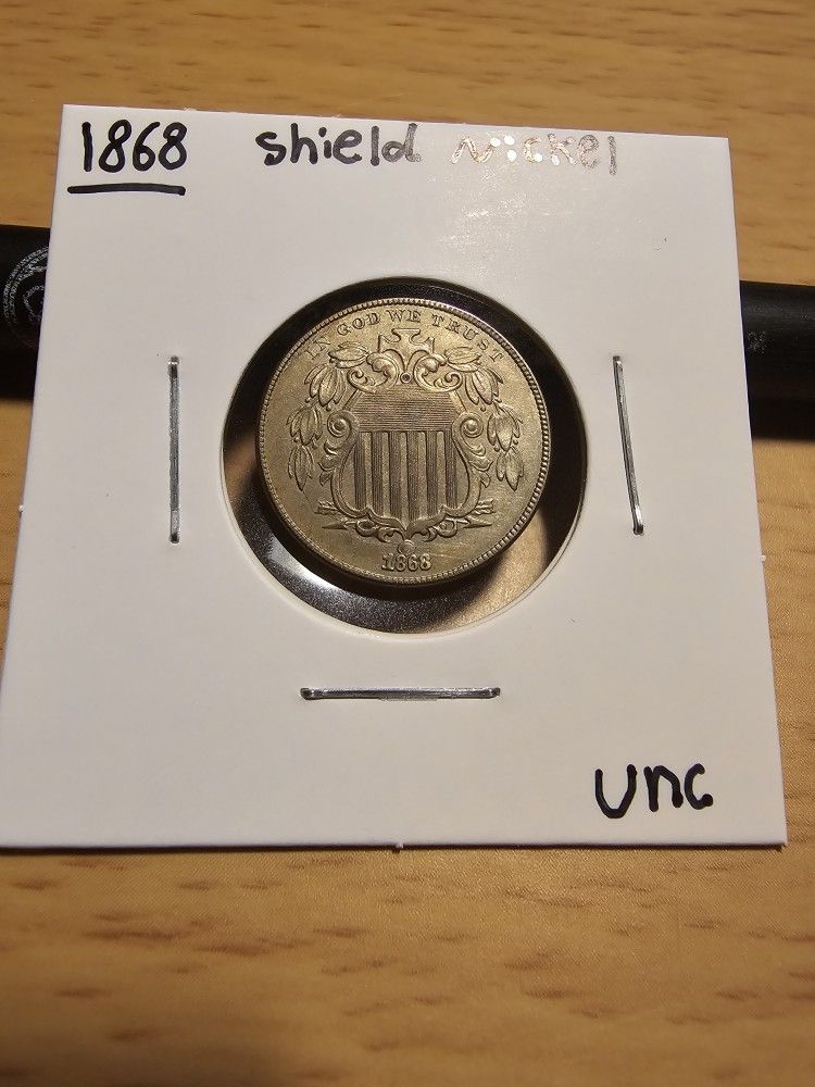 1868 Shield Nickel