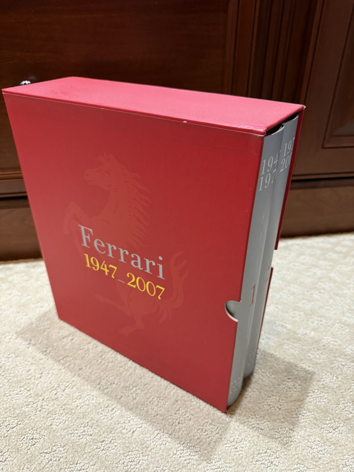 Ferrari 1947–2007 60th Anniversary Book Set Hardcovers Slipcase Limited Edition