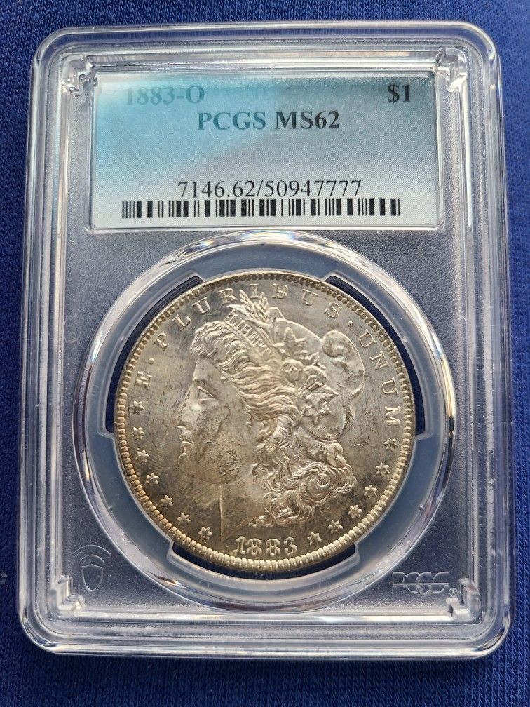 1883 O Morgan Silver Dollar PCGS 62