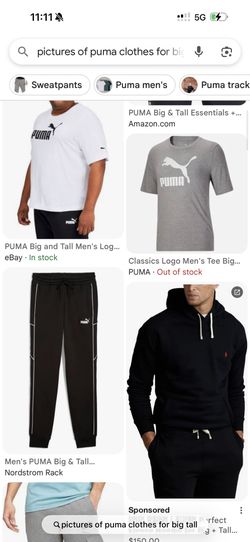 Men big tall