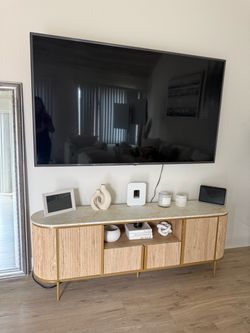 LG 65 inch Smart TV with mounting bracket