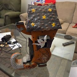 witches 🧙♀️ Halloween boot candle holder!