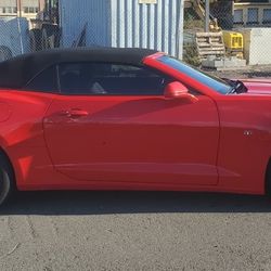 2018 red chevy camaro convertible