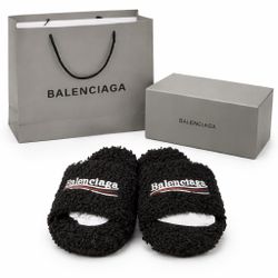 Balenciga Fur Slides