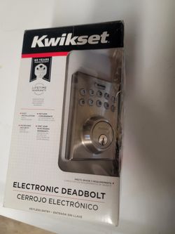 New Kwikset Electronic Deadbolt