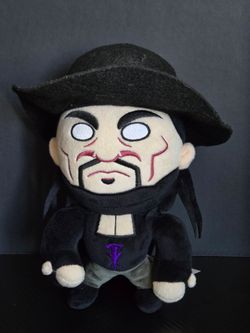 WWE The Undertaker Plush Stuffed Figure Wrestler Deadman Black Hat