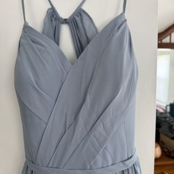 Azazie dusty Blue Bridesmaid Dress