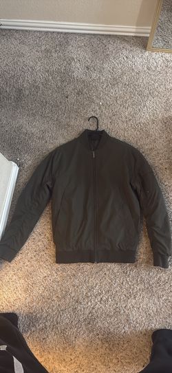 Green bomber jacket 