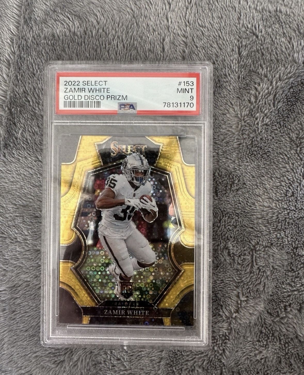 2022 SELECT ZAMIR WHITE GOLD DISCO PRIZM
