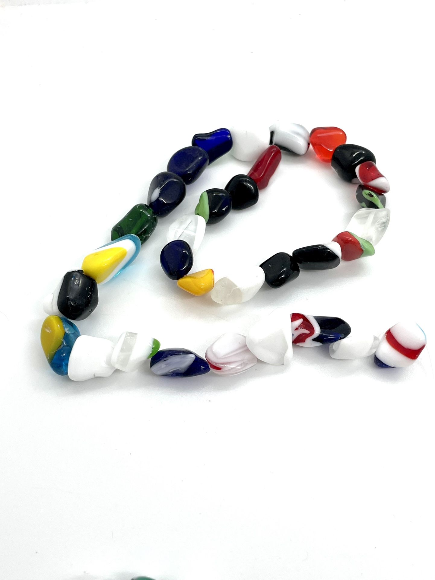 Strand Of Fancy Glass Beads