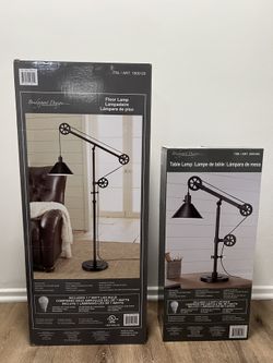 Industrial Style Floor and Table Lamp