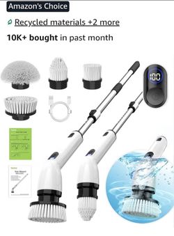 Bathroom scrubber cordless set