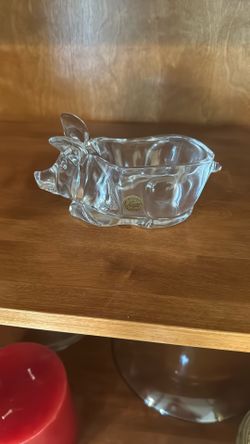 Vintage Crystal Pig 24% Crystal