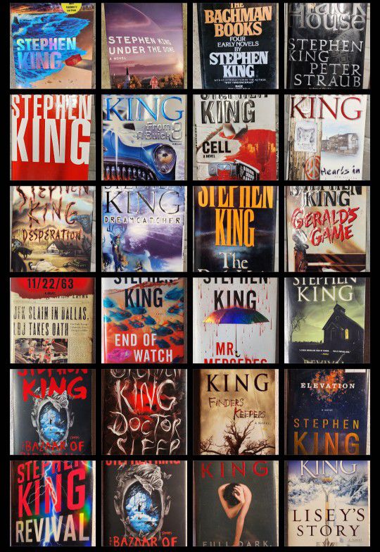 Stephen King Lot Of 36 Books Used 