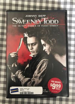 Sweeney Todd DVD