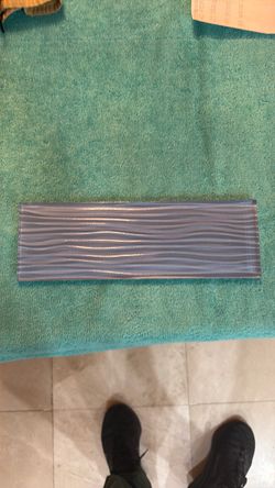 80 Wave Series Pacific Ocean Glass Tile 4 x 12