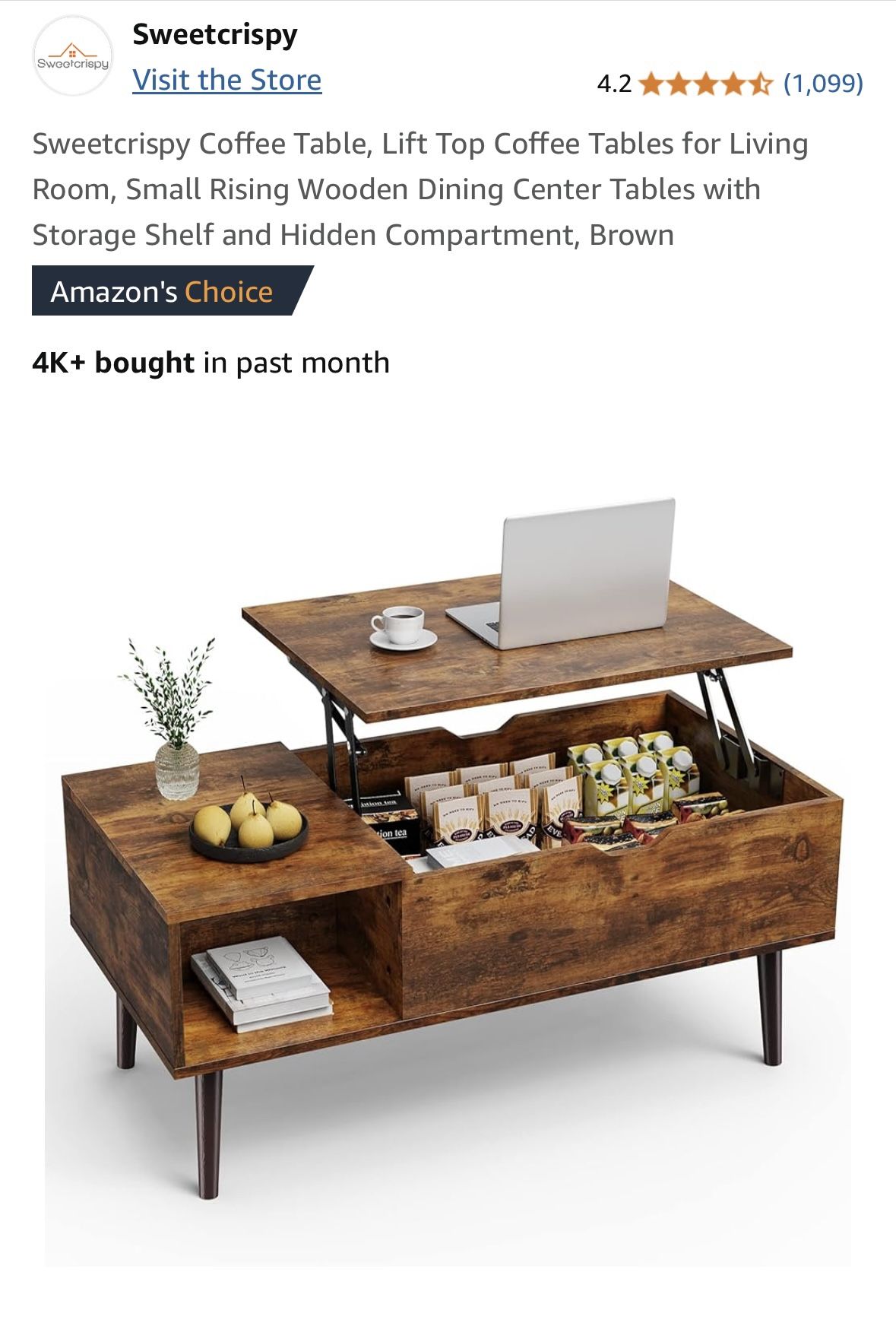 Coffee Table with storage