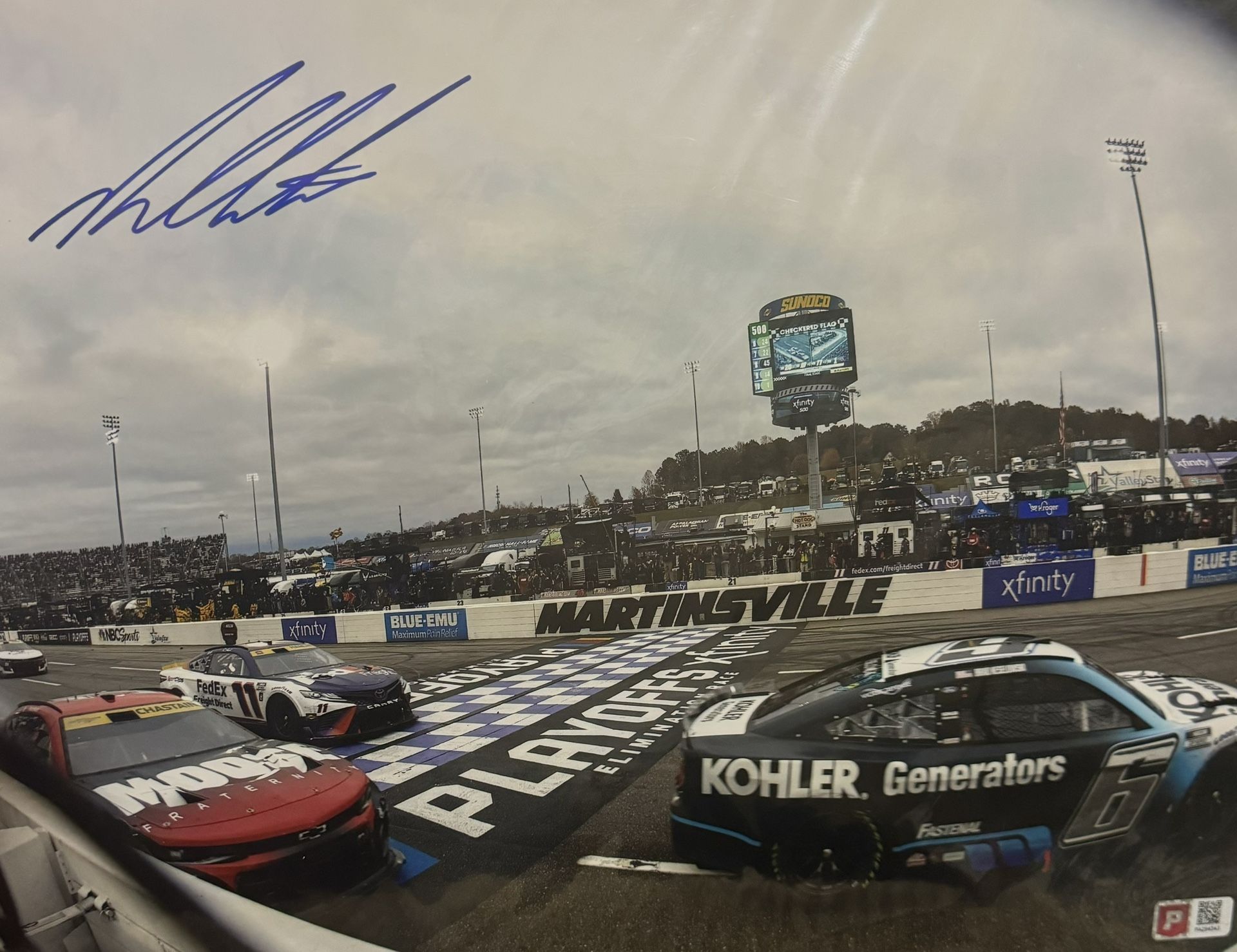 Ross Chastain Hail Melon Signed 11x14 Photo