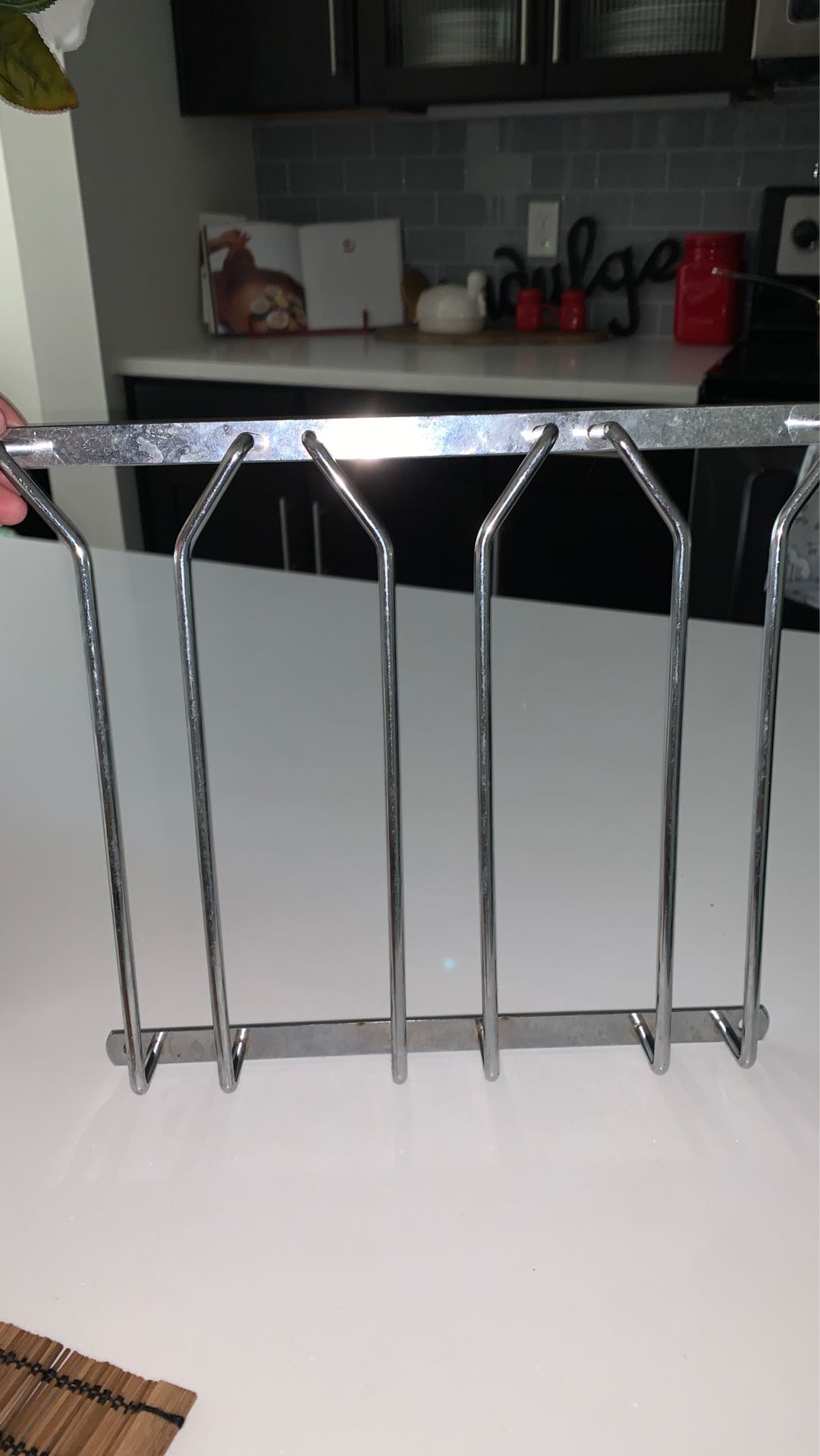 Wine glass rack/holder