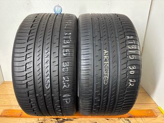 2 tires 315 30 22 Continental Premiumcontact 6 high tread