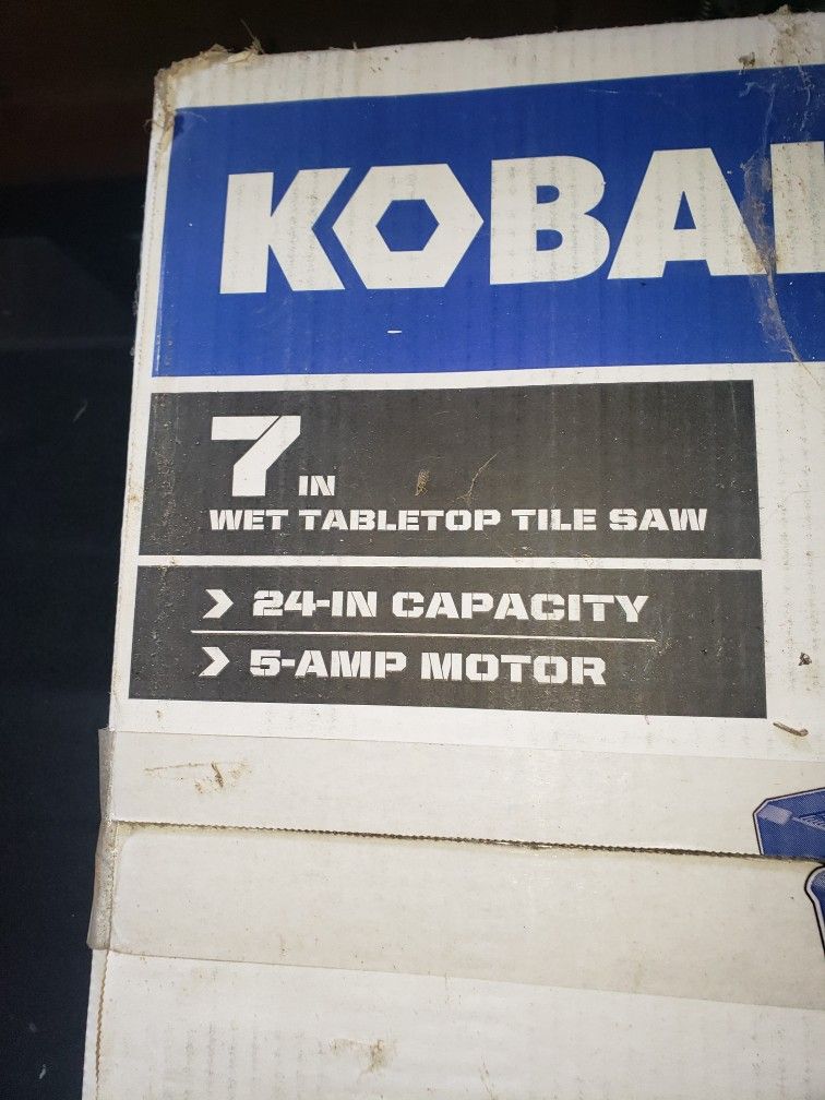 New 7" Wet Tabletop Tile Saw