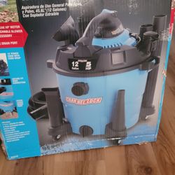 Brand new Channel Lock  12 gallon Wet To Dry Utiliy Vaccum With Detachable Blower