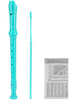 Soprano Recorder 8-Hole Instrument for Kids Beginners, Baroque Style C Key Kids