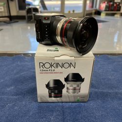 BLACKMAGICDESIGN POCKET CINEMA W/ 12mm Rokinon Lens