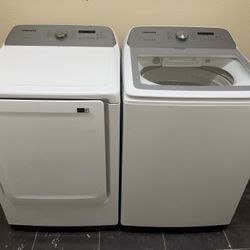 Samsung Electric Washer And Dryer Set 
