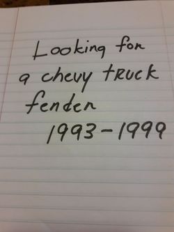 Chevy truck 1993-1999 model