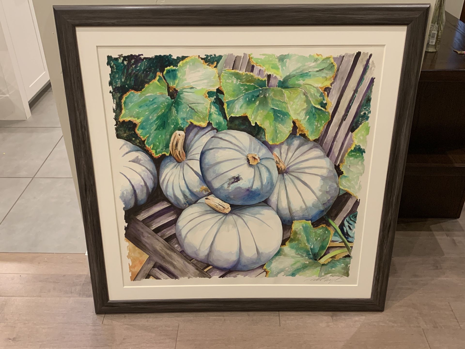 A large Blue Pumpkins original picture