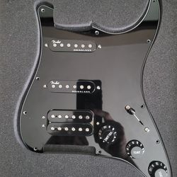 Pre Wired Pickguard STRAT HSS Shawbucker