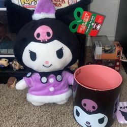 Kuromi Mug And Plushie Set