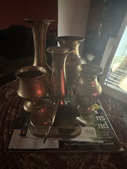 Vintage Copper Vases