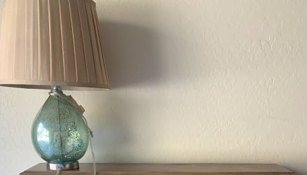 Blue Pier one lamp
