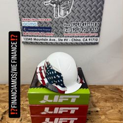 LIFT SAFETY DAX Hard Hat Full Brim(AMERICAN FLAG)**(FINANCIAMOS/WE FINANCE)**